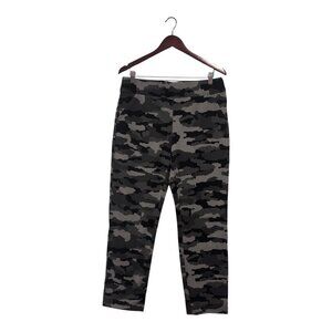 Duluth Trading Co Pants Sz 29 Gray Straight NoGa Camo Stretch Pull On Athletic